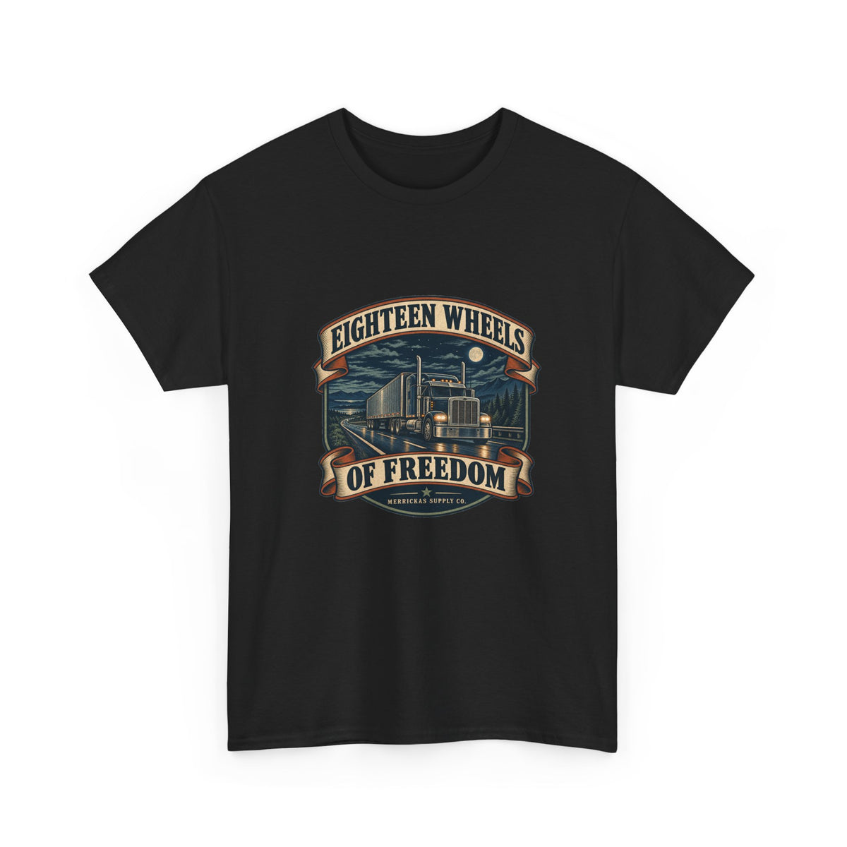 Eighteen Wheels Of Freedom Classic Tee