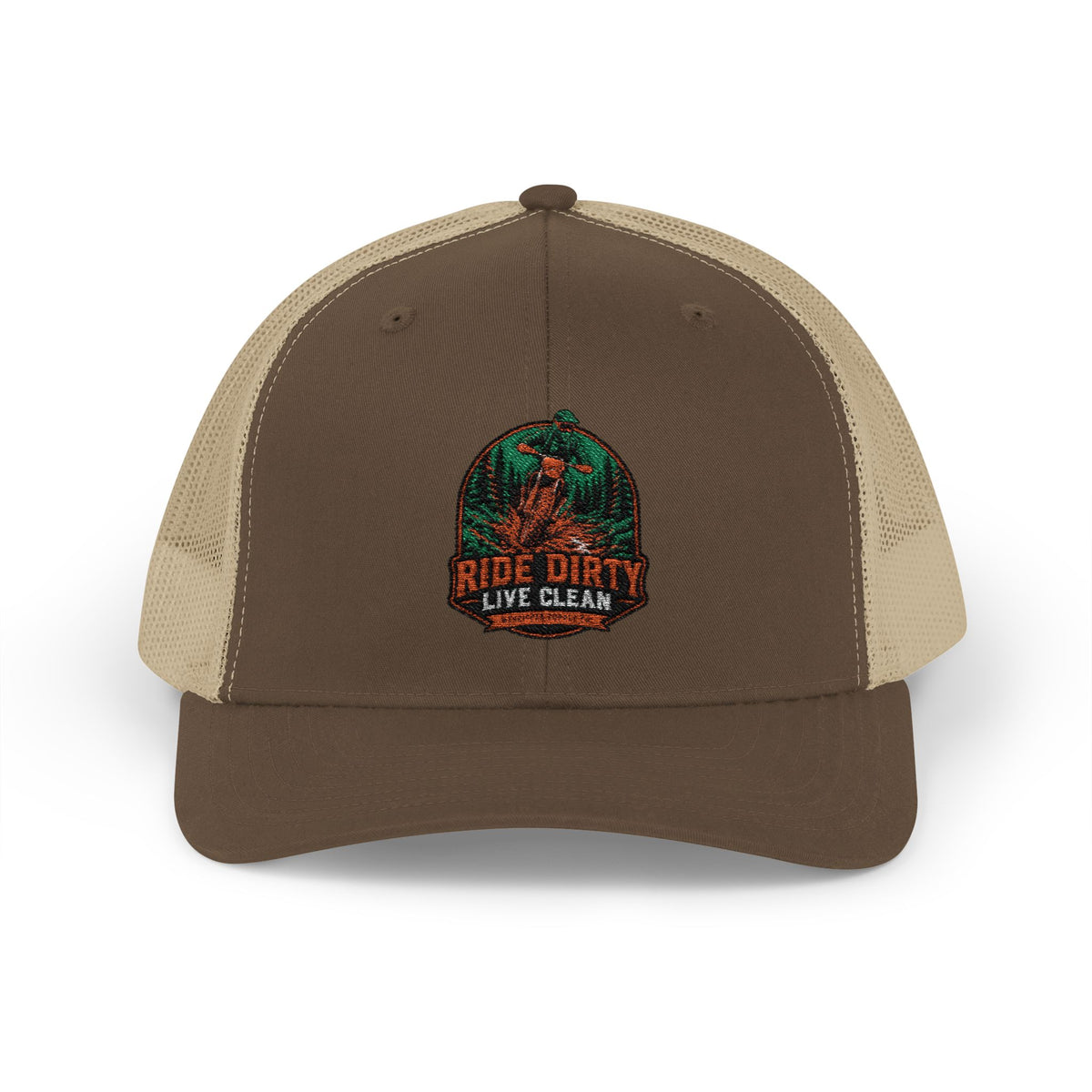 Ride Dirty Live Clean Snapback Trucker Hat