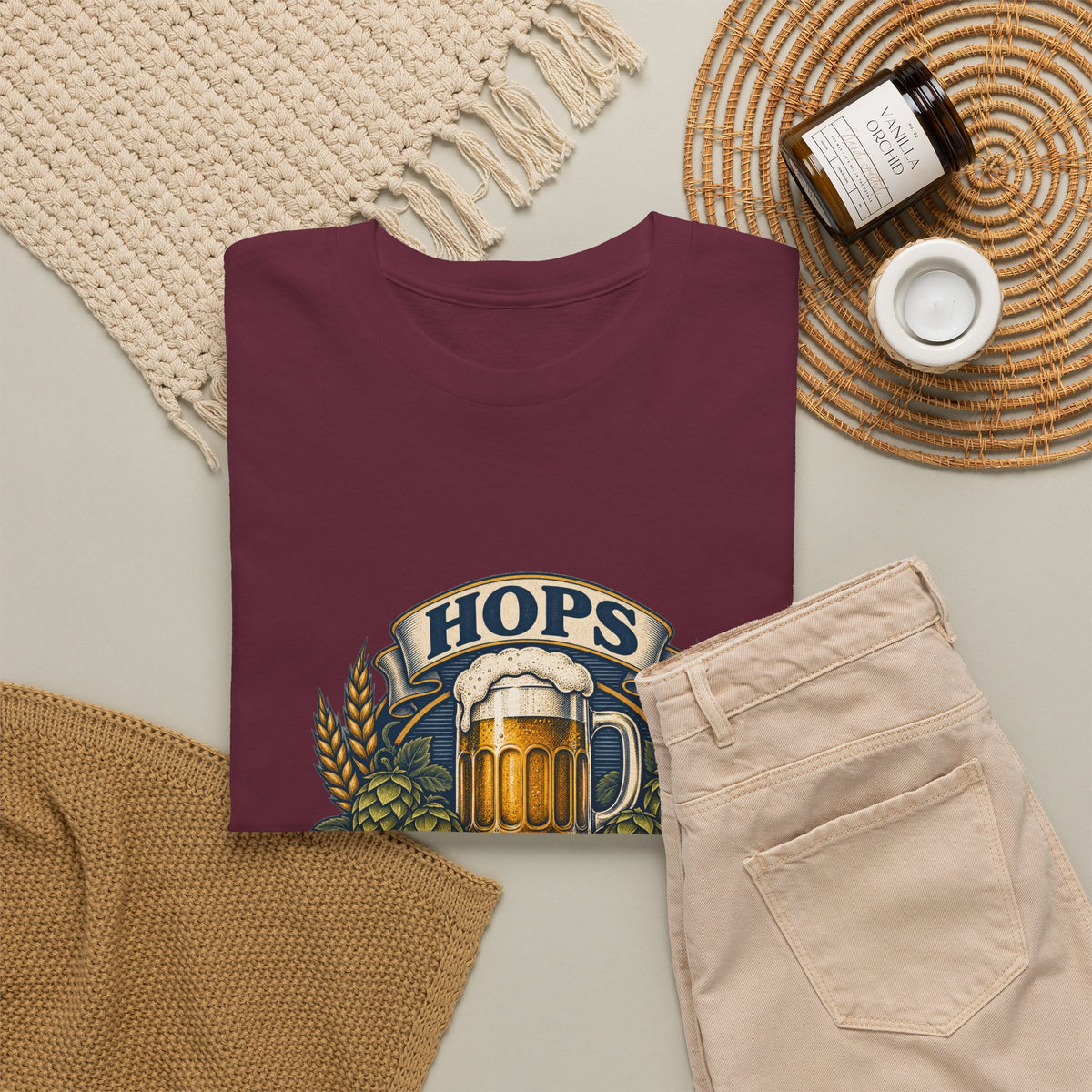 Hops Hope And Happy Hour Classic Tee