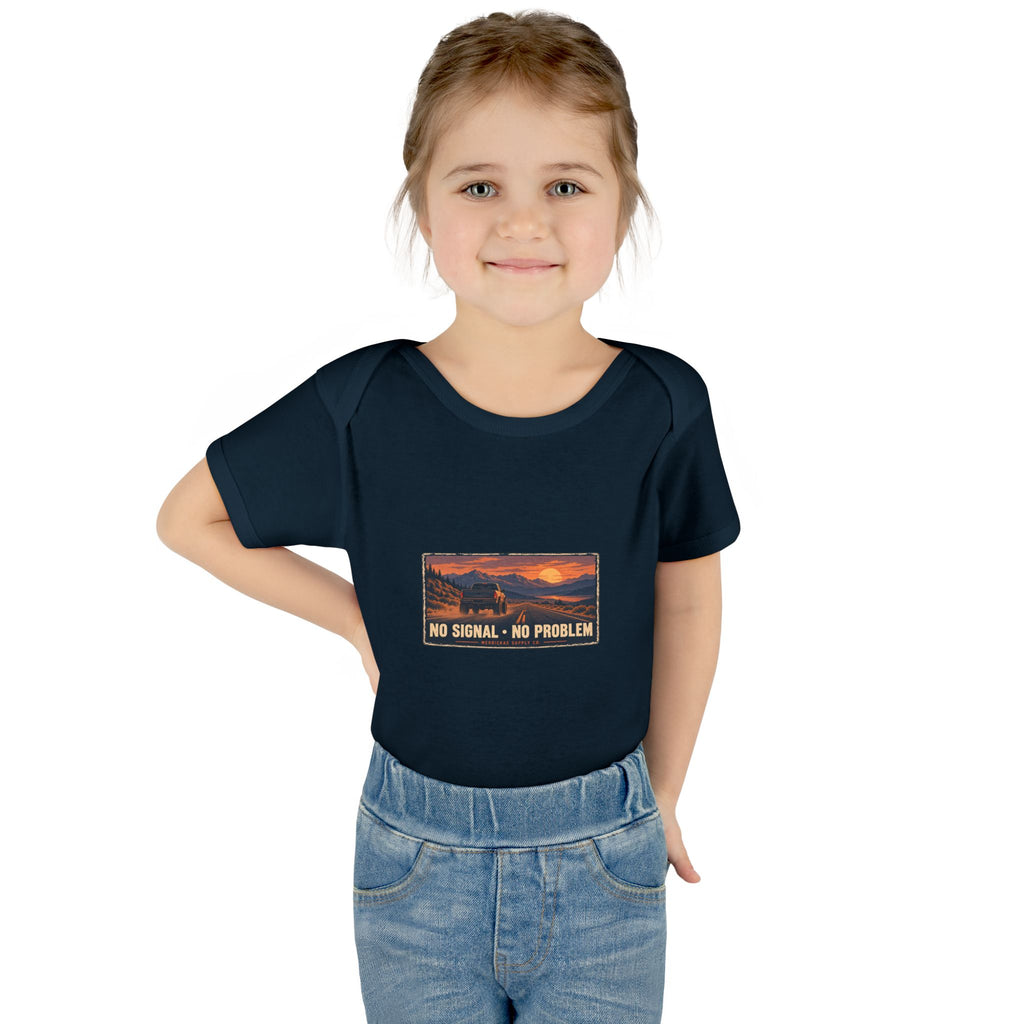 No Signal No Problem Baby Onesie
