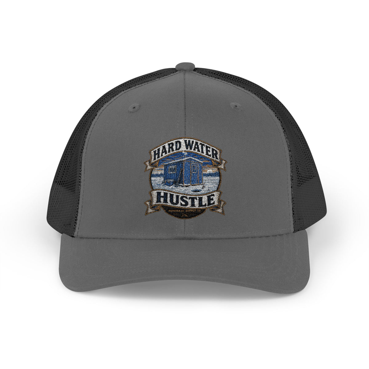 Hard Water Hustle Snapback Trucker Cap