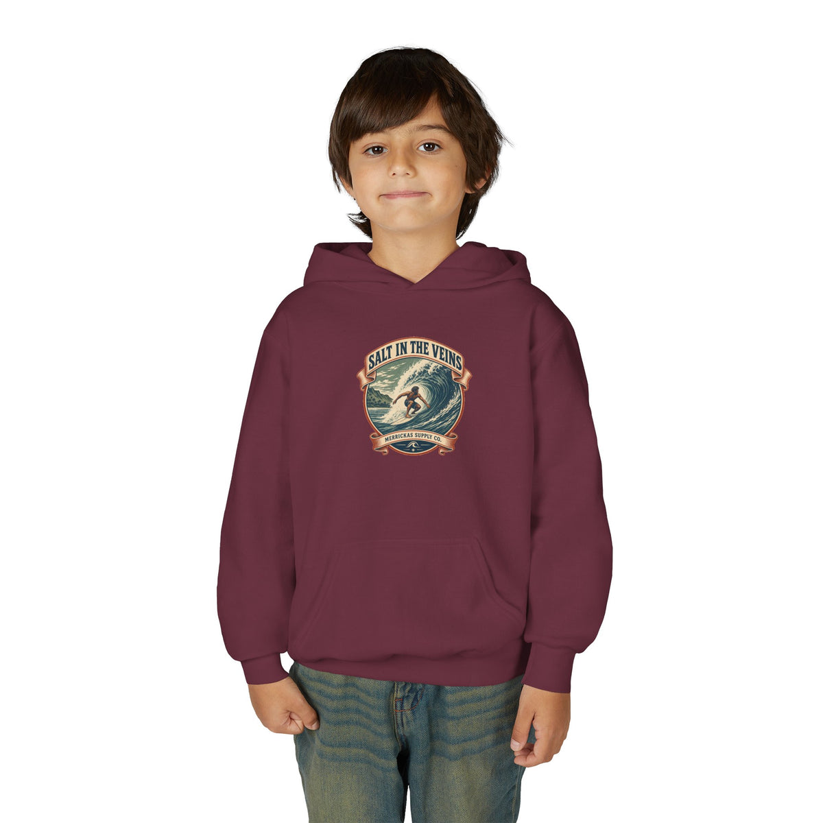 Salt In The Veins Youth Hoodie