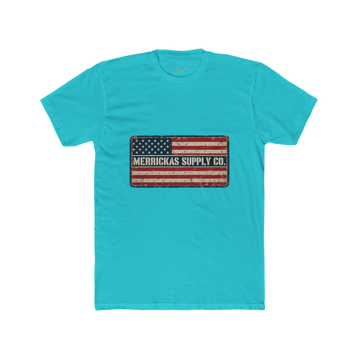 Merrickas American Flag Patch T-Shirt