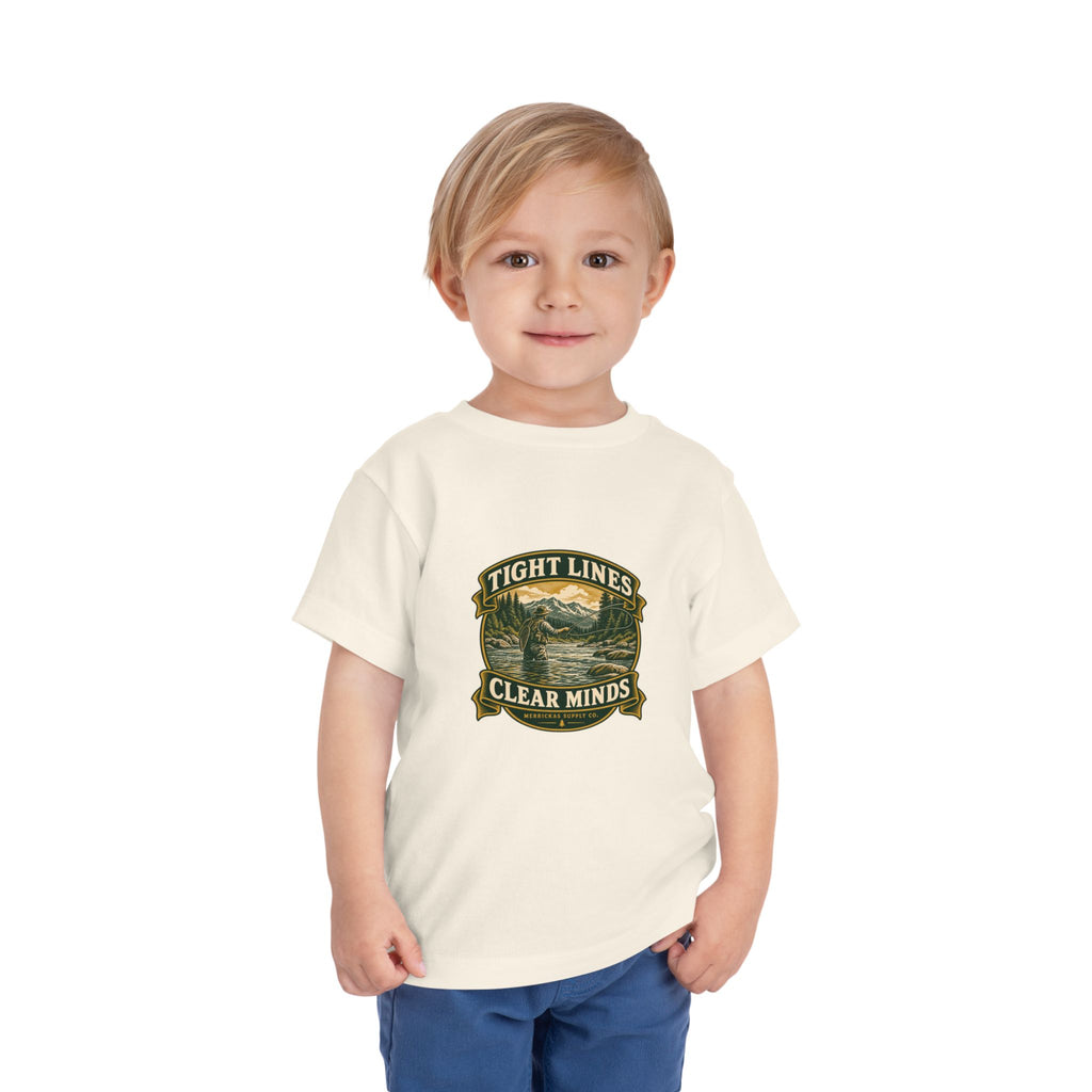 Tight Lines Clear Minds Toddler Tee
