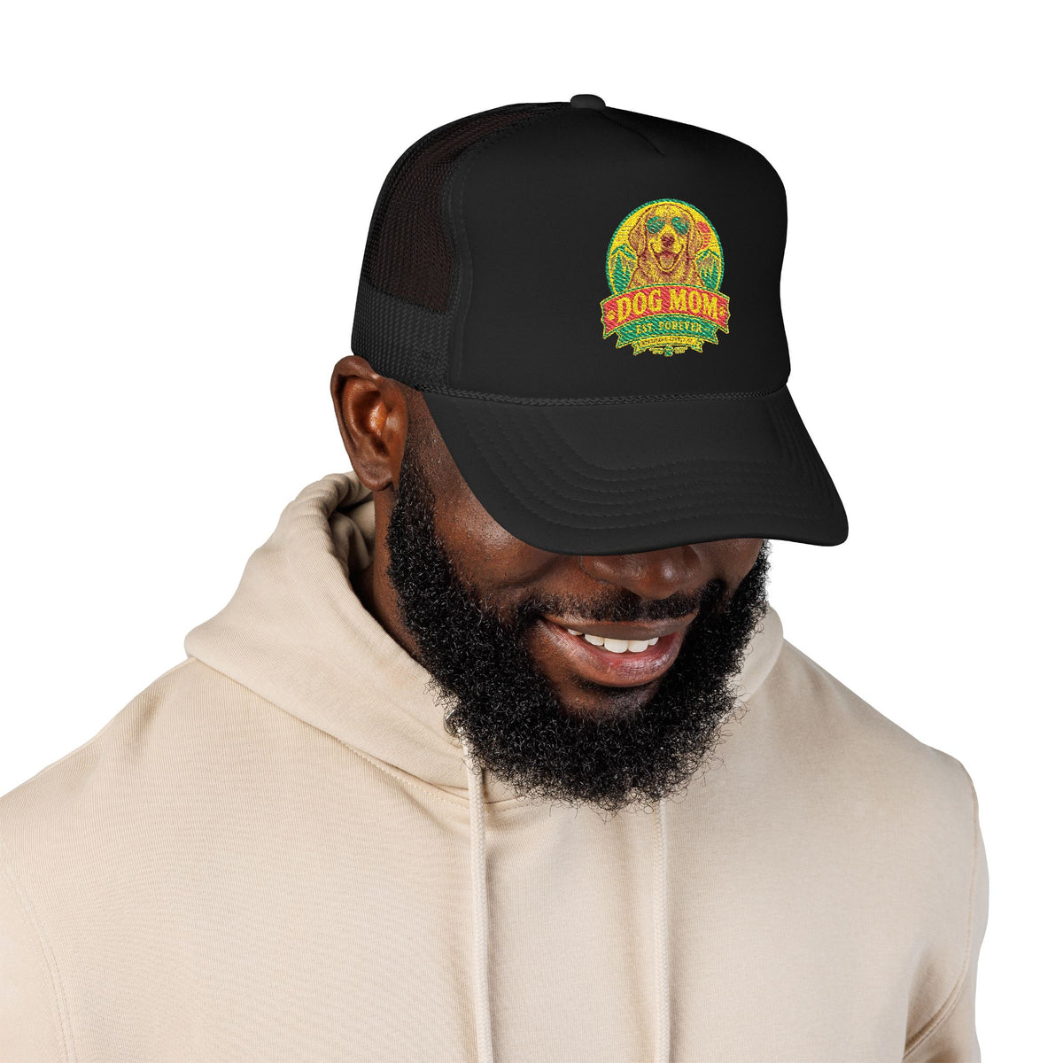 Dog Mom Est. Forever Foam Trucker Hat