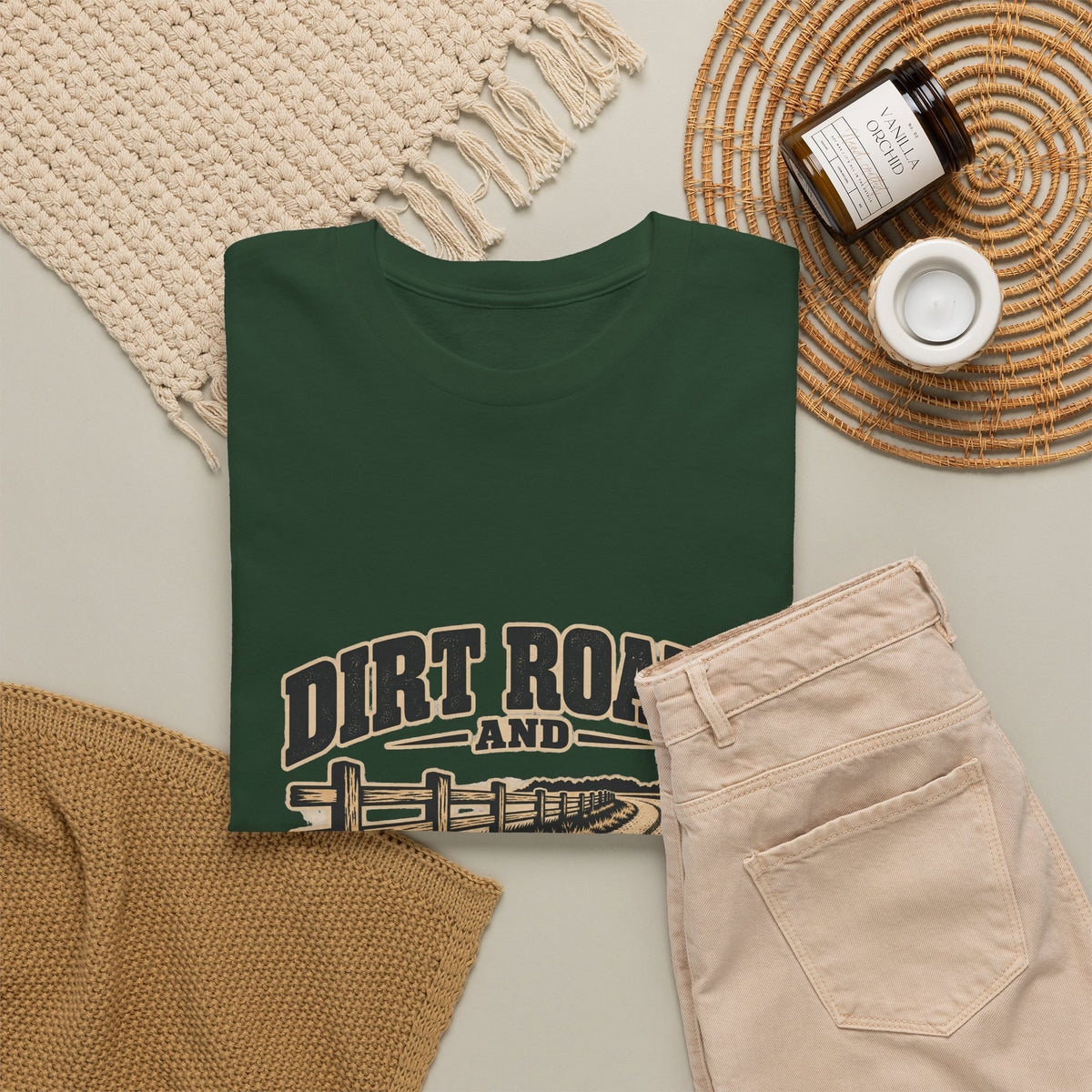 Dirt Roads And Country Codes Classic Tee