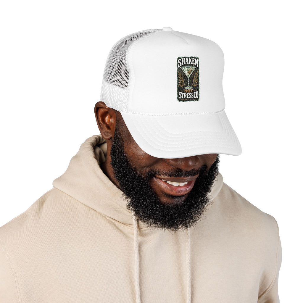 Shaken Not Stressed Foam Trucker Hat