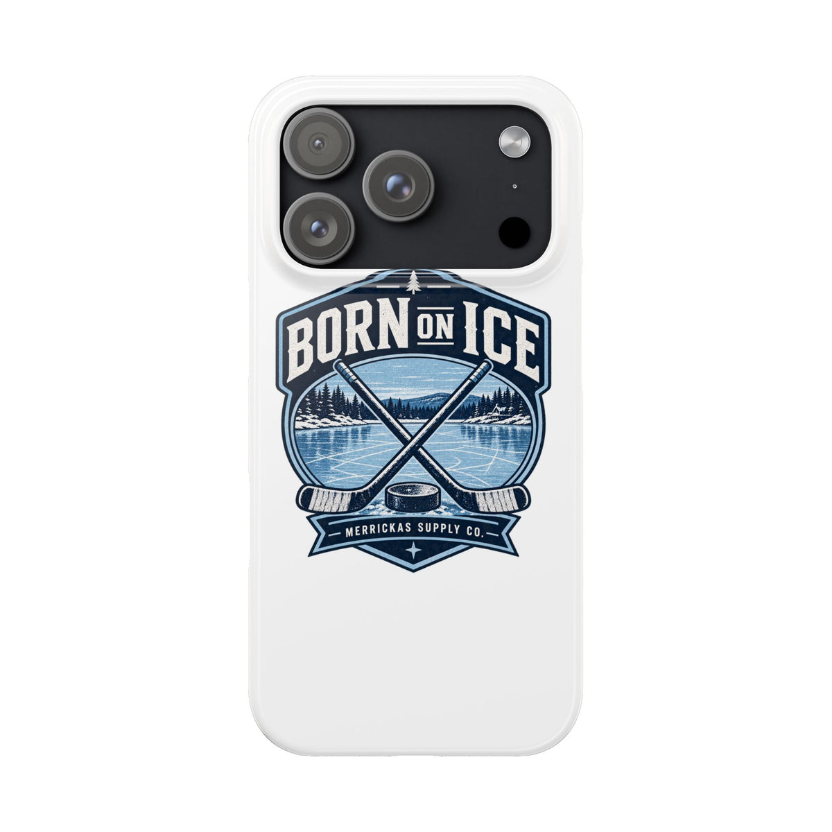 Born On Ice Phone Case