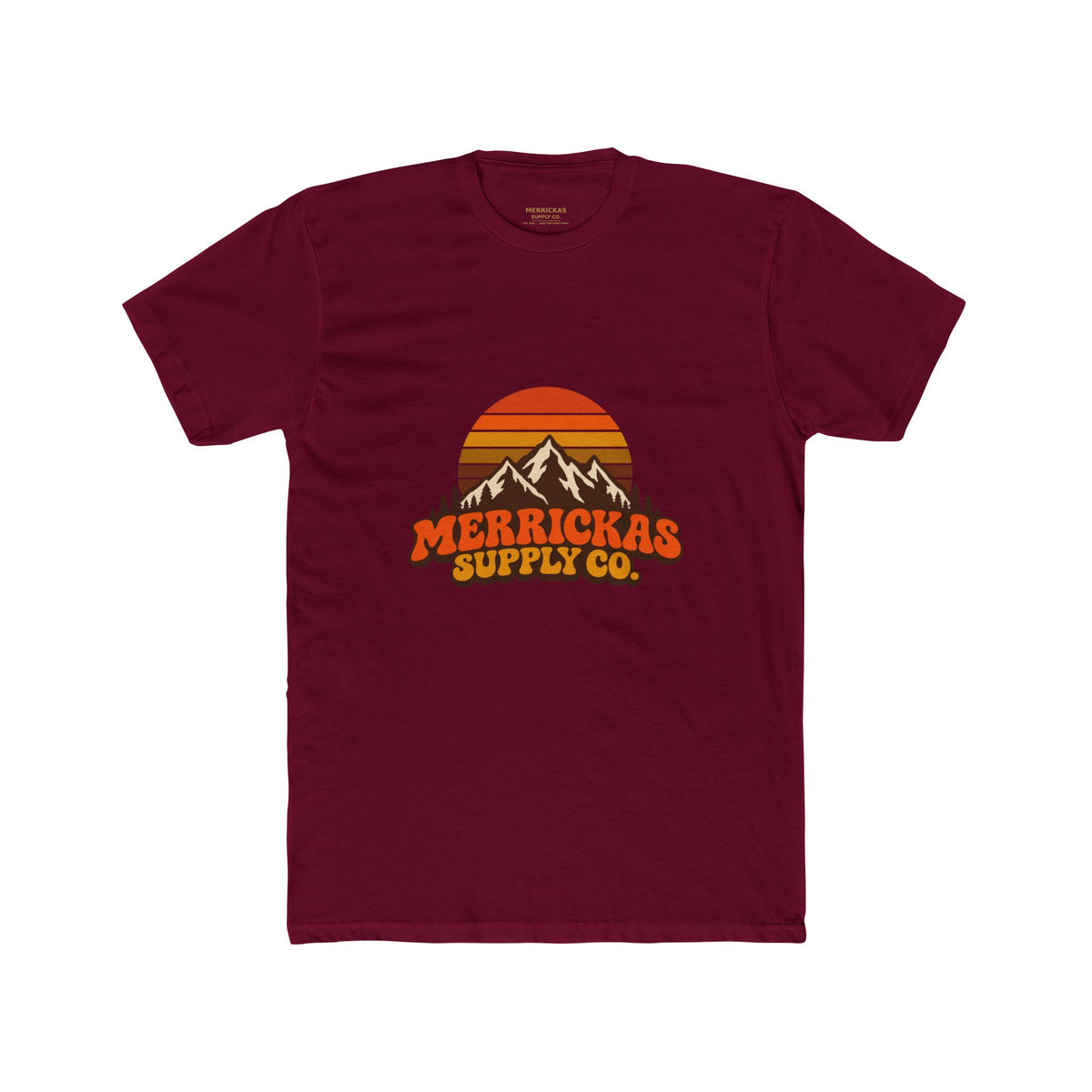 Merrickas Retro Sunset Mountain T-Shirt