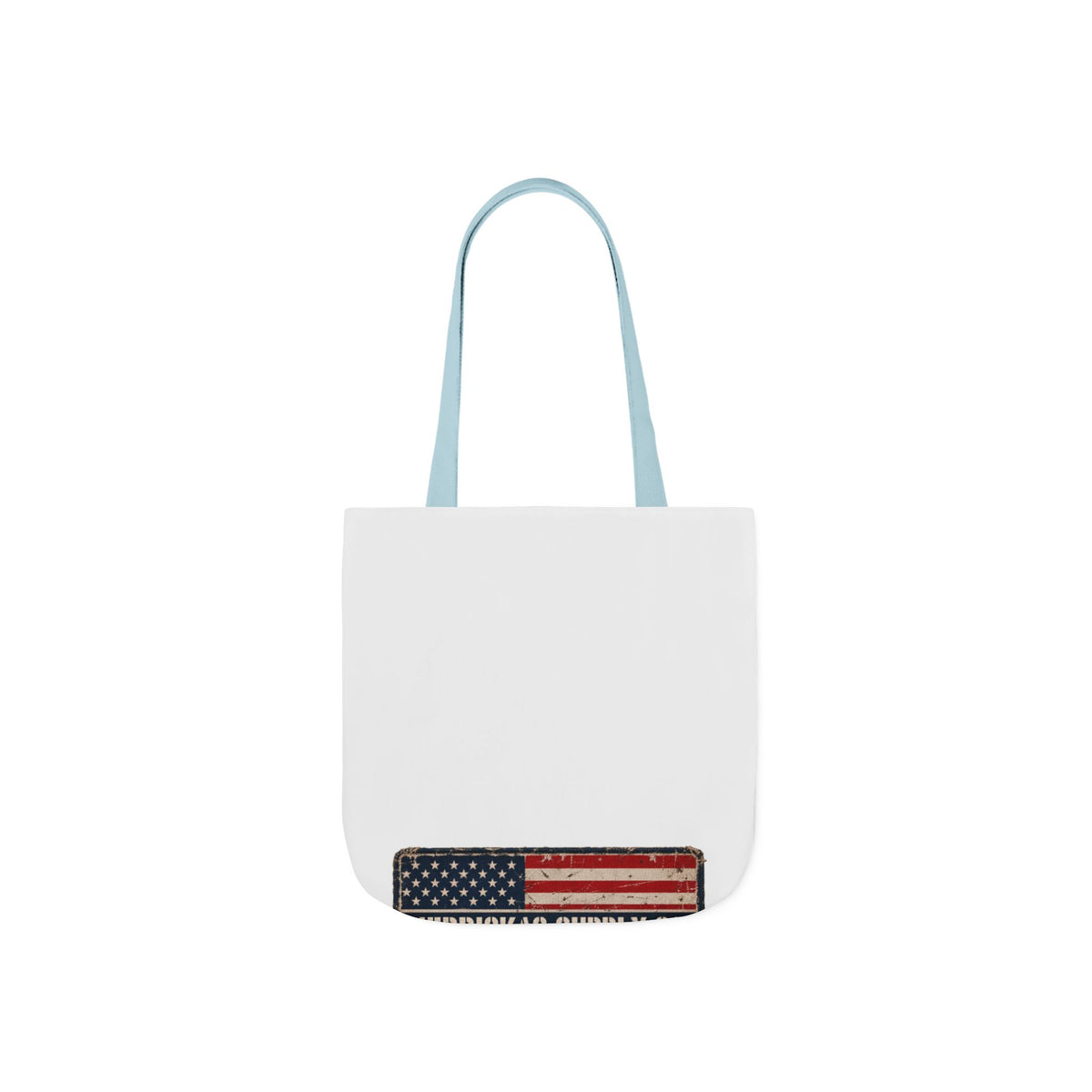 Merrickas American Flag Patch Canvas Wall Art