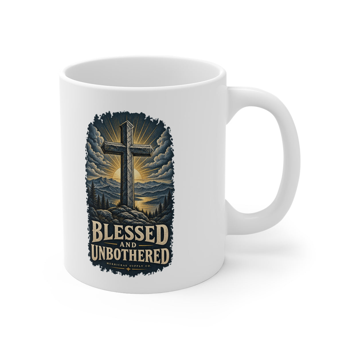 Blessed And Unbothered Coffee Mug 11oz