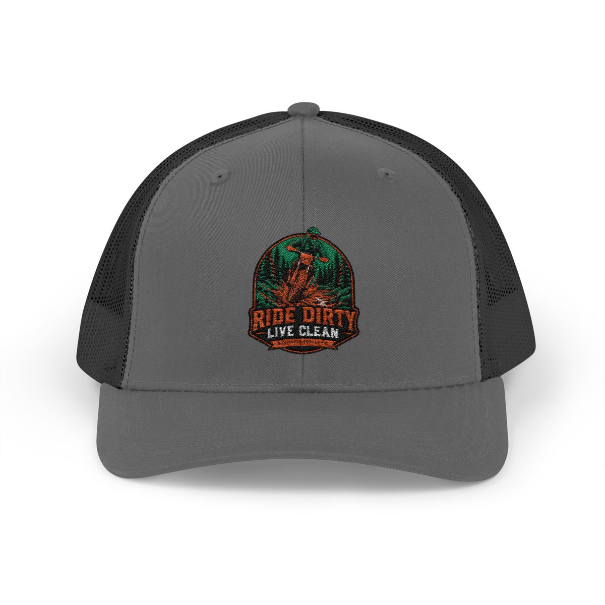 Ride Dirty Live Clean Snapback Trucker Hat