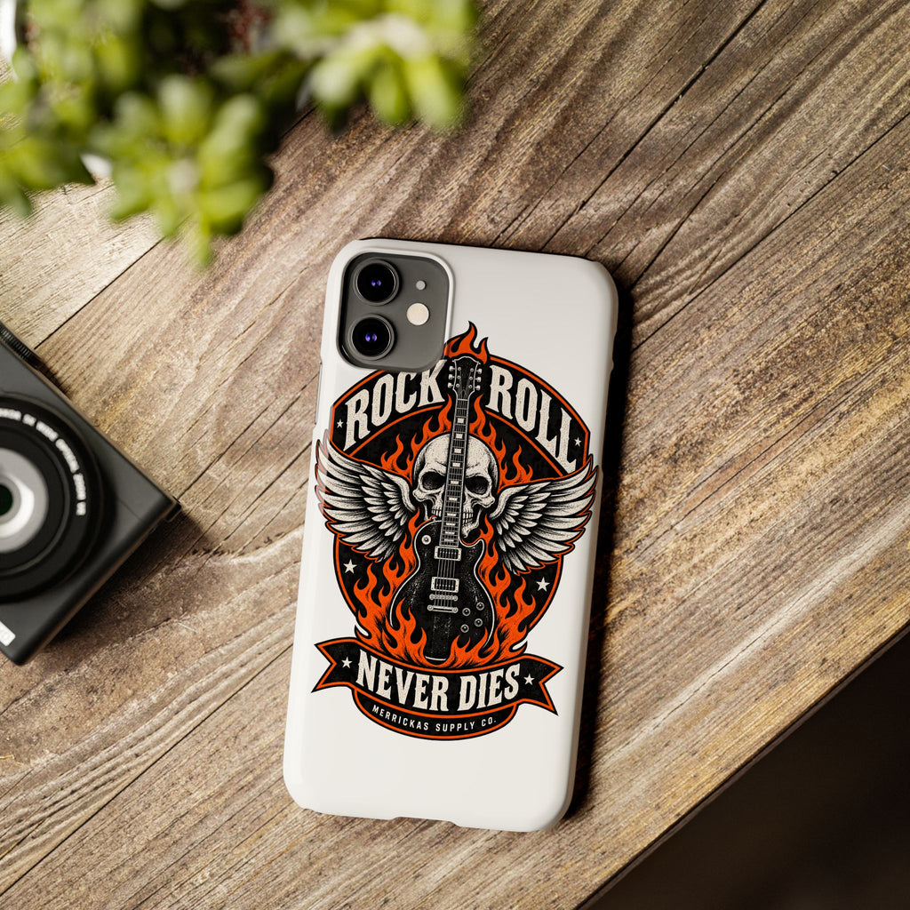 Rock N Roll Never Dies Phone Case