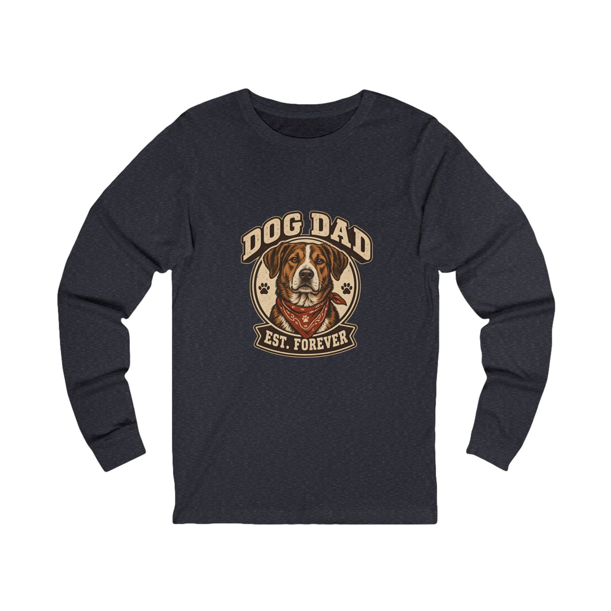Dog Dad Long Sleeve Tee