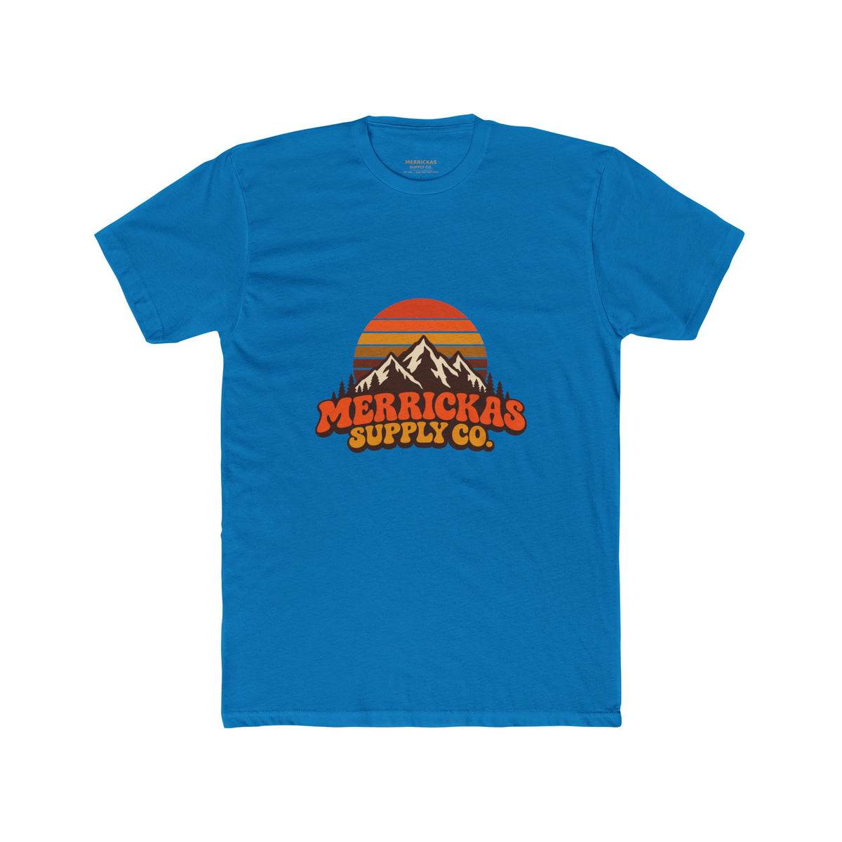 Merrickas Retro Sunset Mountain T-Shirt