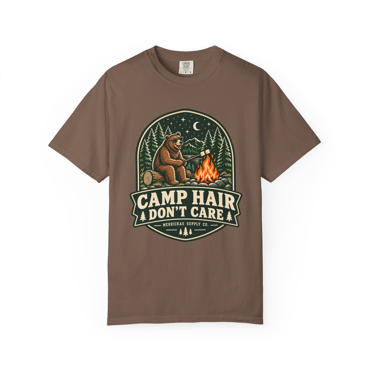 Camp Hair Don't Care Garment-Dyed Tee