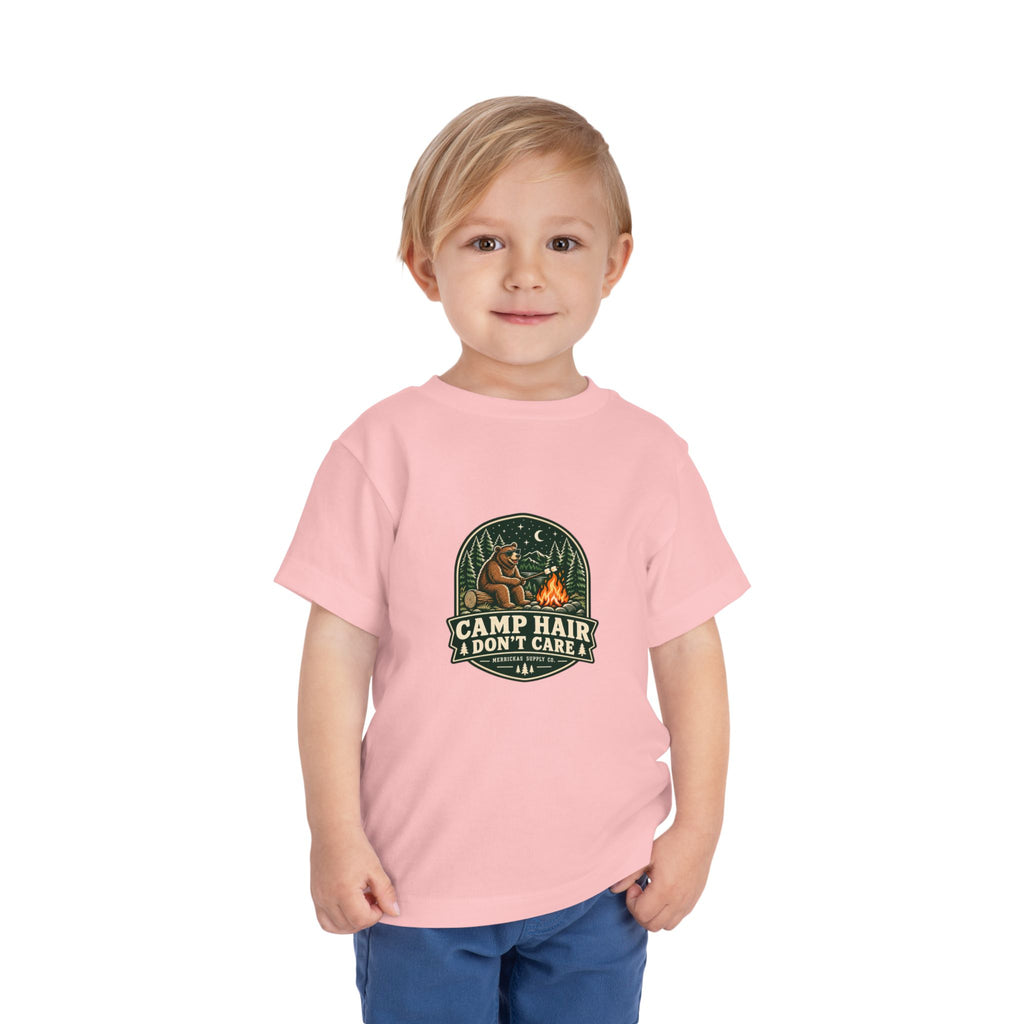 Camp Hair Don't Care Toddler Tee