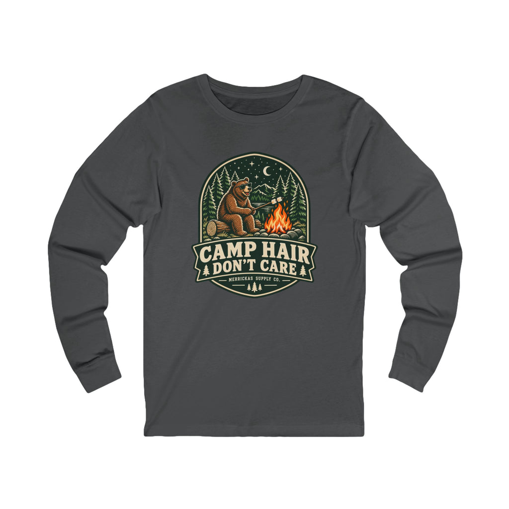 Camp Hair Don't Care Long Sleeve Tee