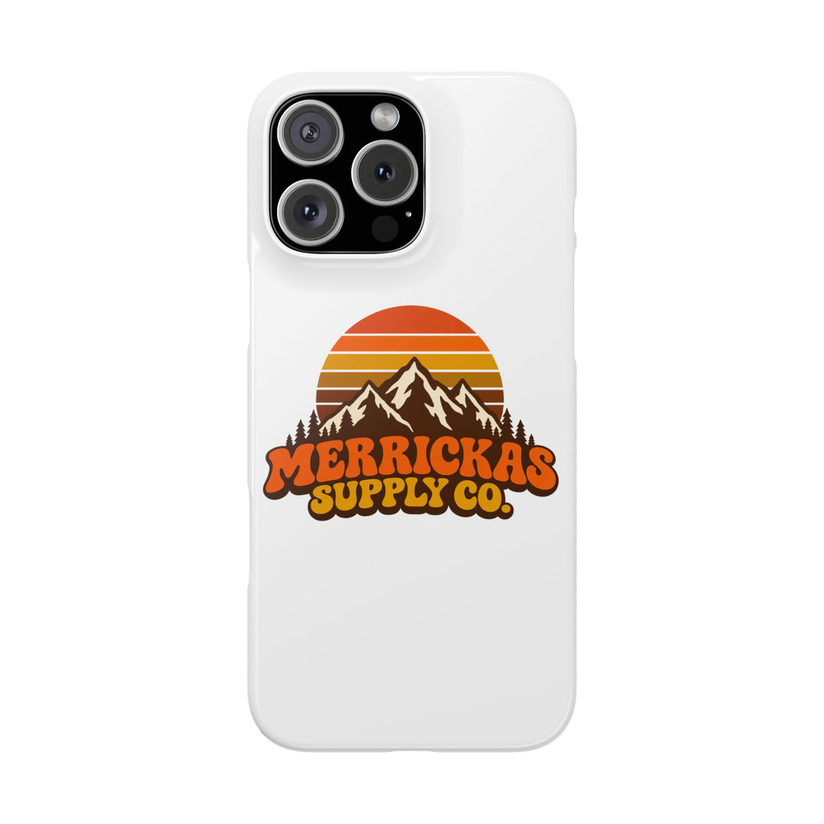 Merrickas Retro Sunset Mountain Phone Case