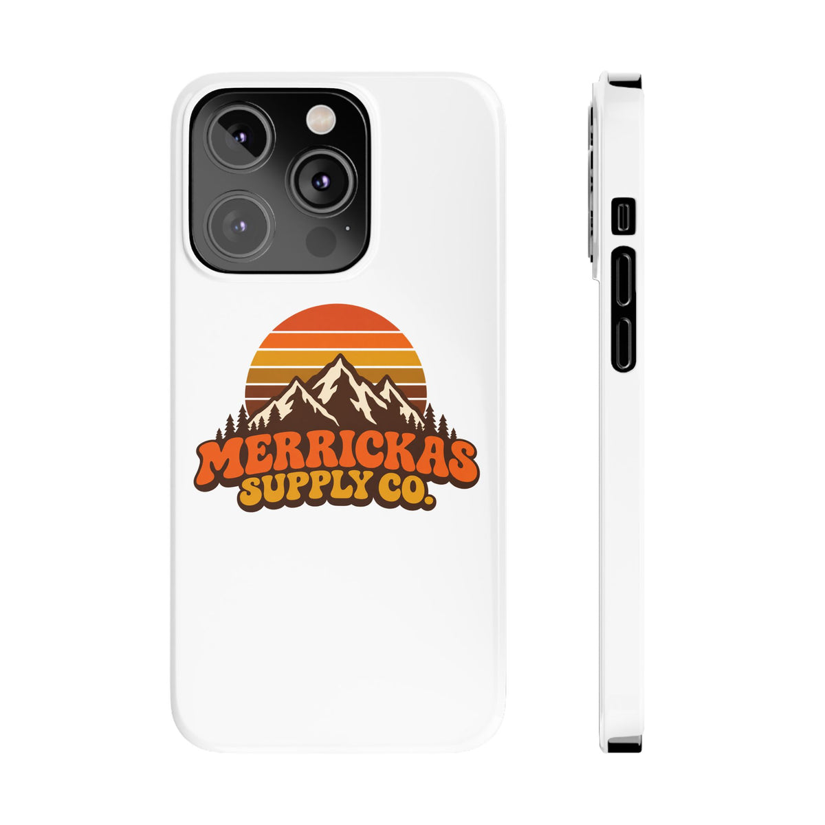 Merrickas Retro Sunset Mountain Phone Case