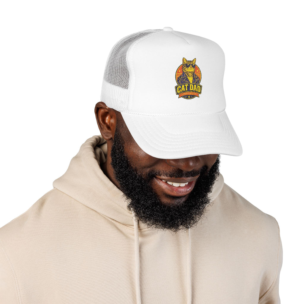 Cat Dad Foam Trucker Hat