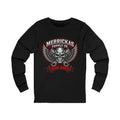 Merrickas Ride Hard Winged Skull Long Sleeve Tee