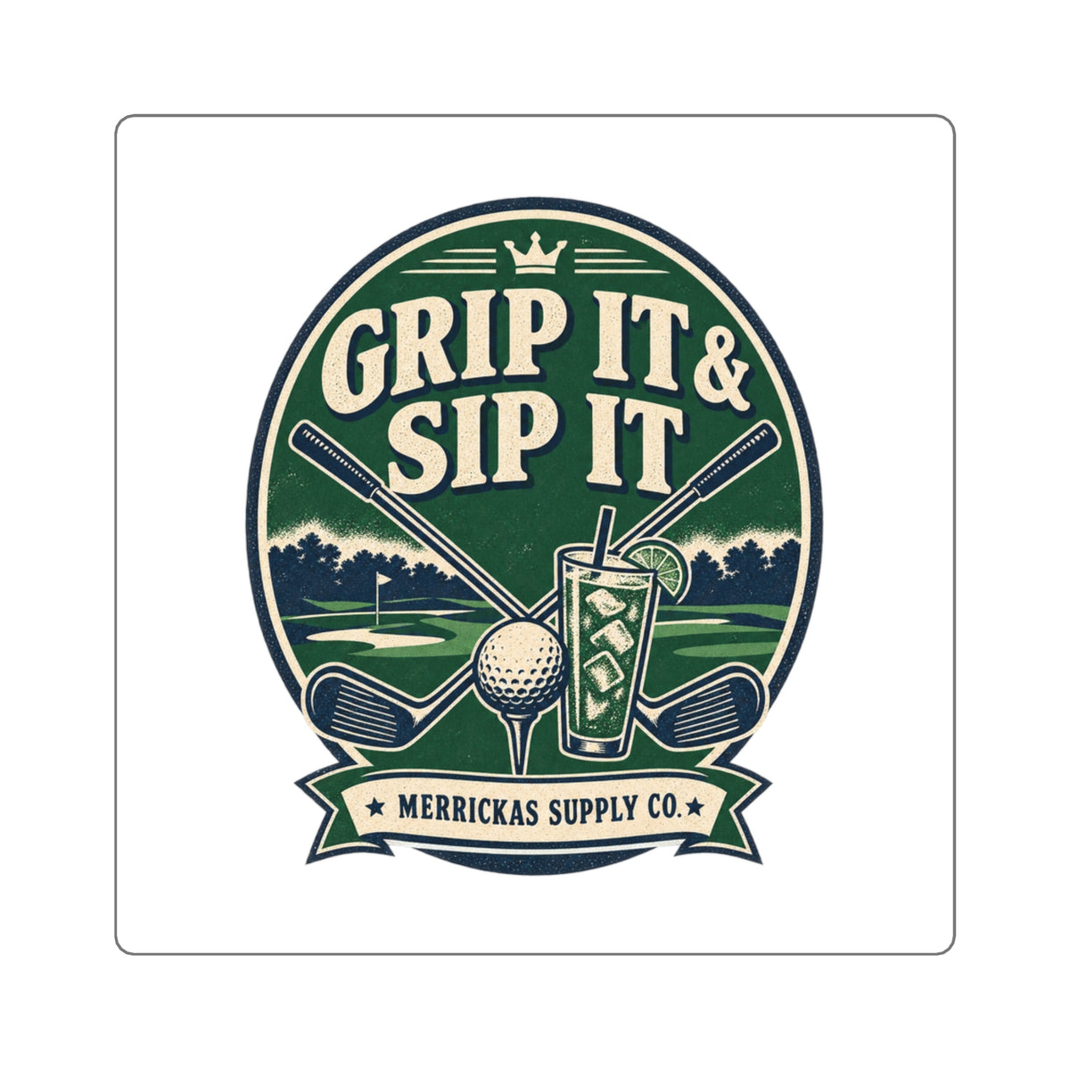Grip It & Sip It Sticker