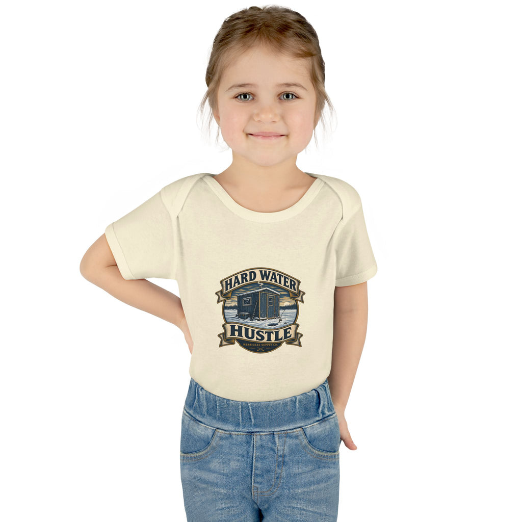 Hard Water Hustle Baby Onesie