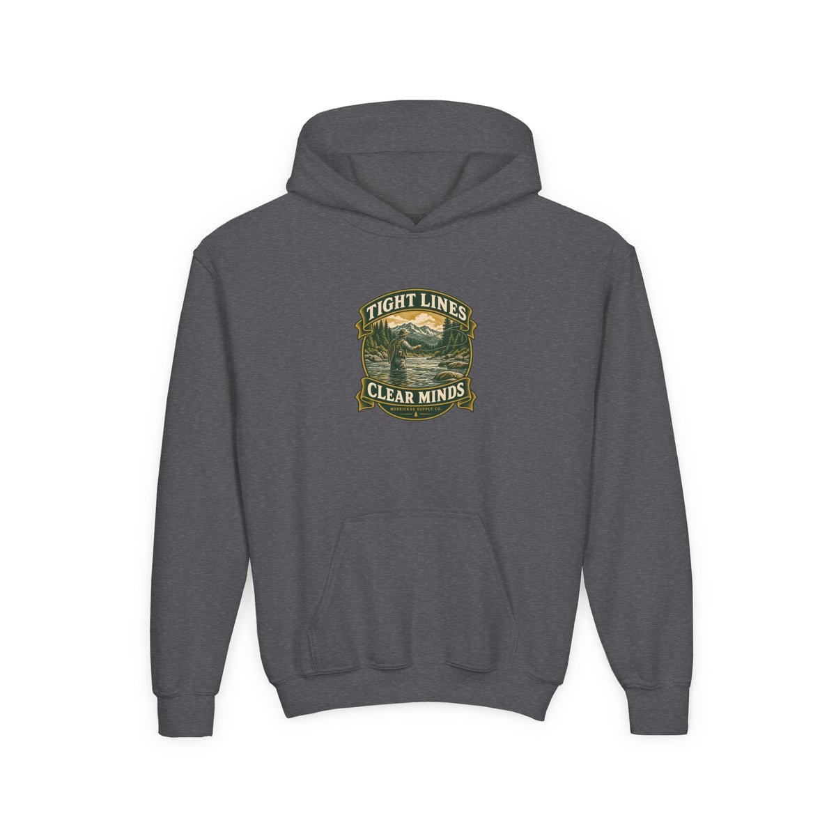Tight Lines Clear Minds Youth Hoodie