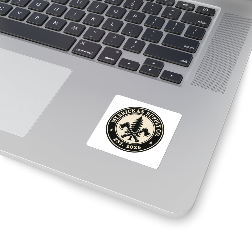 Merrickas Heritage Axe Badge Sticker