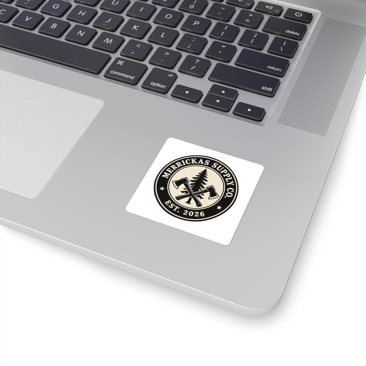 Merrickas Heritage Axe Badge Sticker