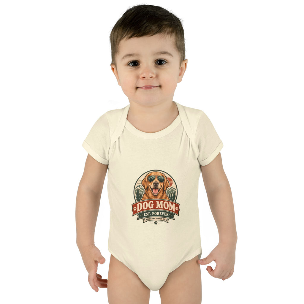 Dog Mom Est. Forever Baby Onesie