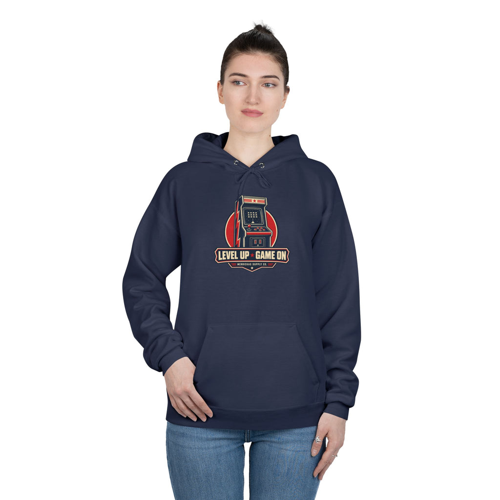 Level Up Game On Heavyweight Hoodie