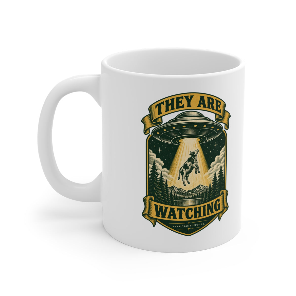 They Are Watching Coffee Mug 11oz