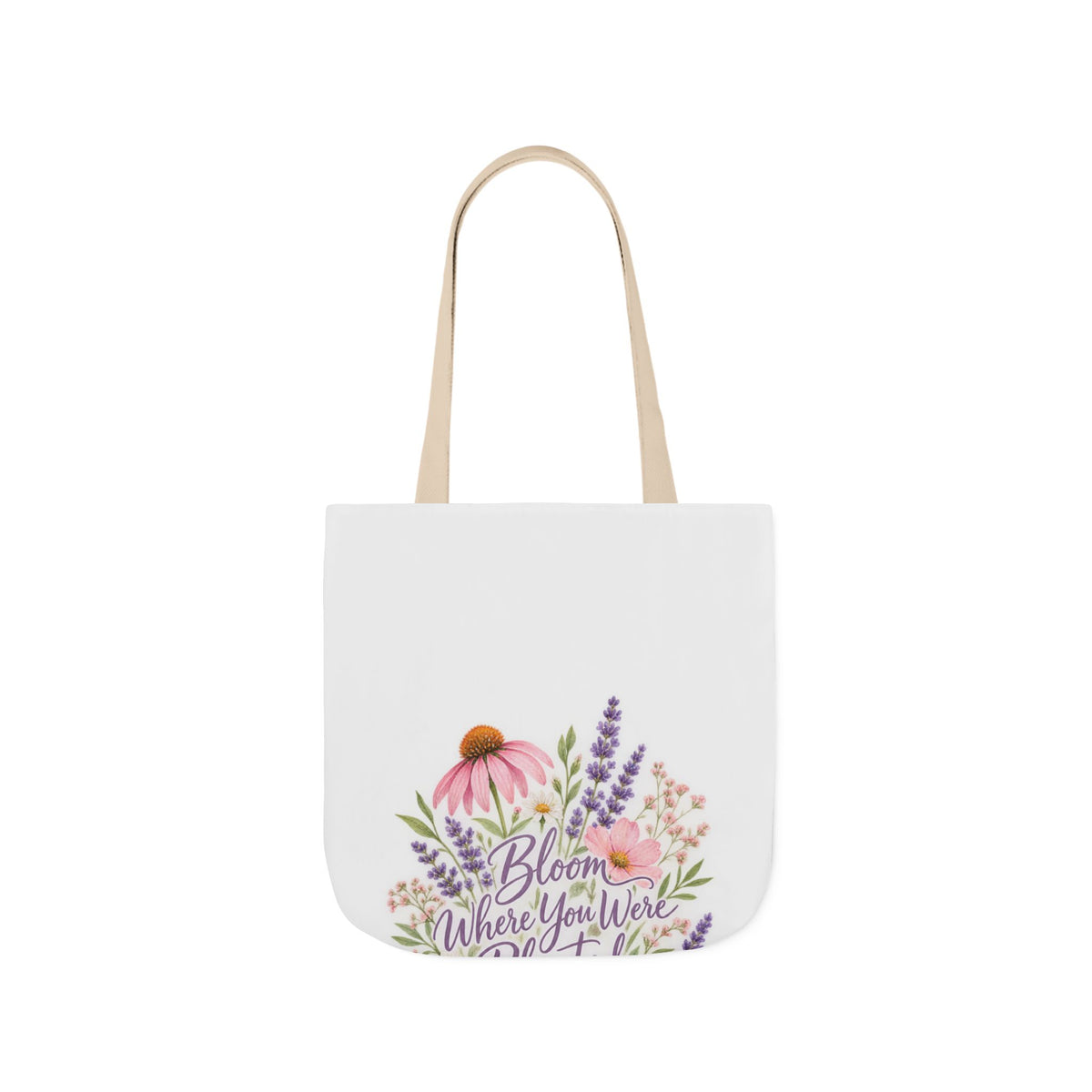 Bloom Where You Were Planted Anyway Canvas Wall Art