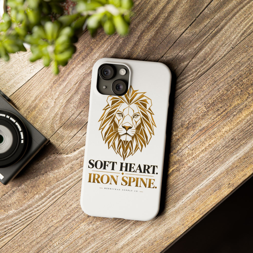 Soft Heart Iron Spine Phone Case