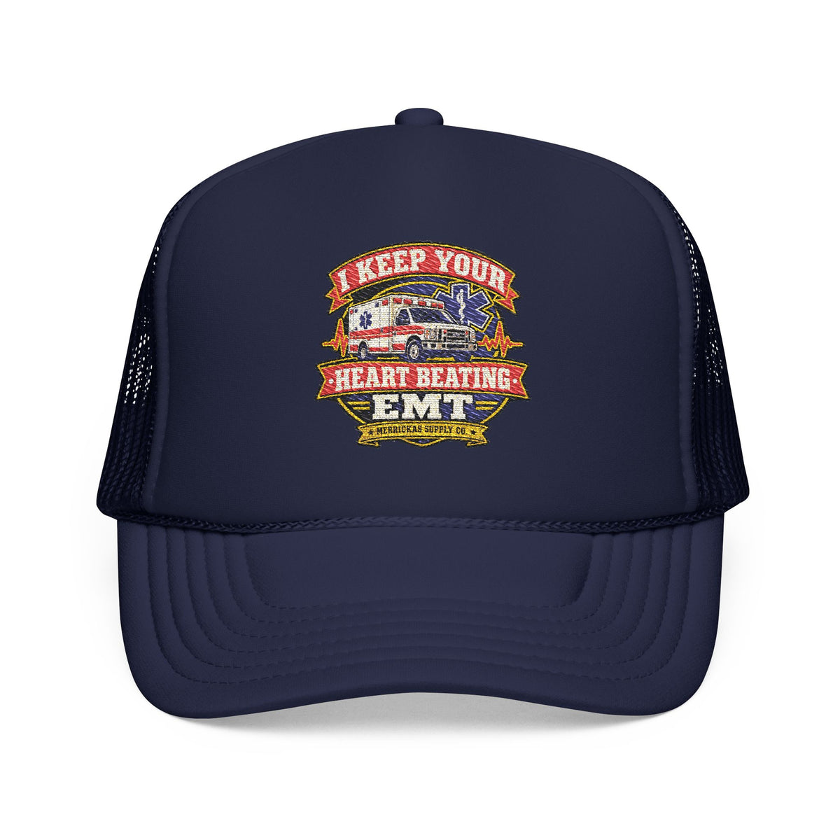 I Keep Your Heart Beating Foam Trucker Hat