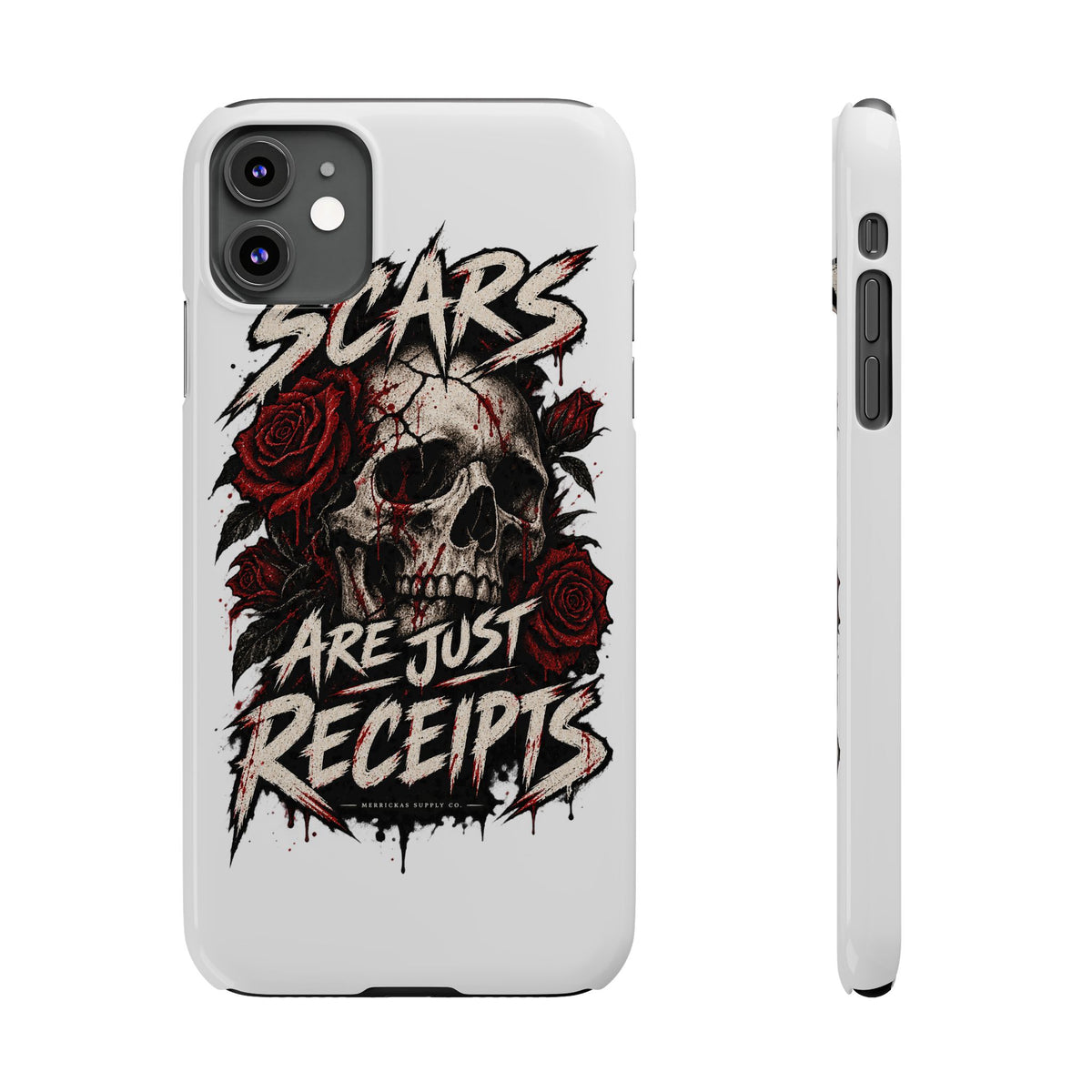 Scars Are Just Receipts Phone Case