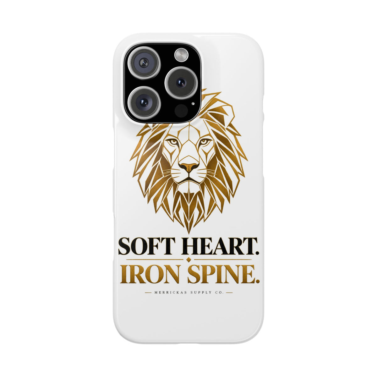 Soft Heart Iron Spine Phone Case