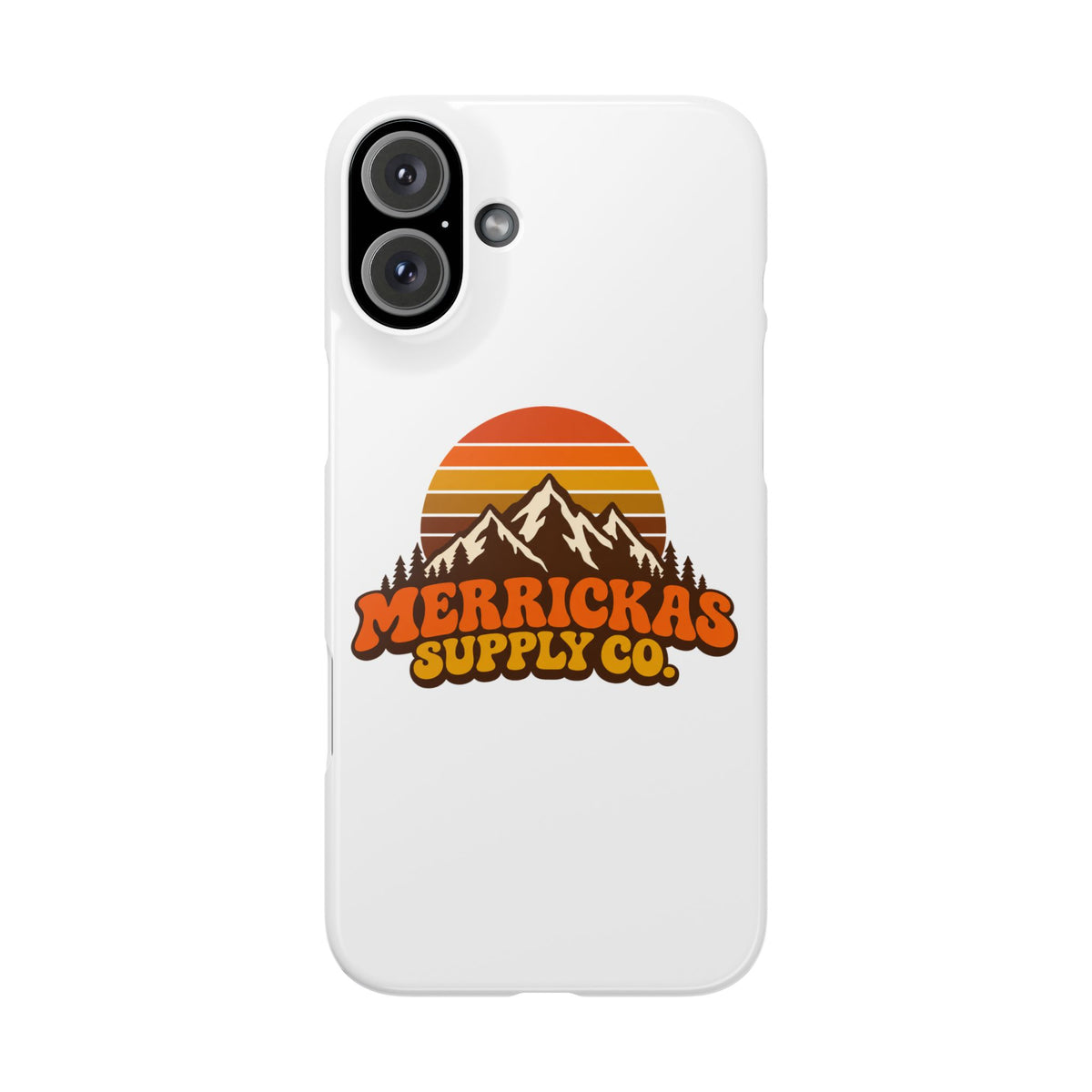 Merrickas Retro Sunset Mountain Phone Case