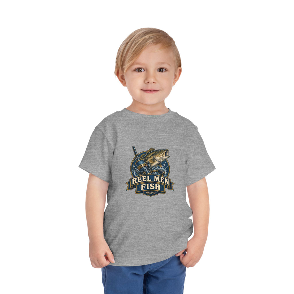 Reel Men Fish Toddler Tee