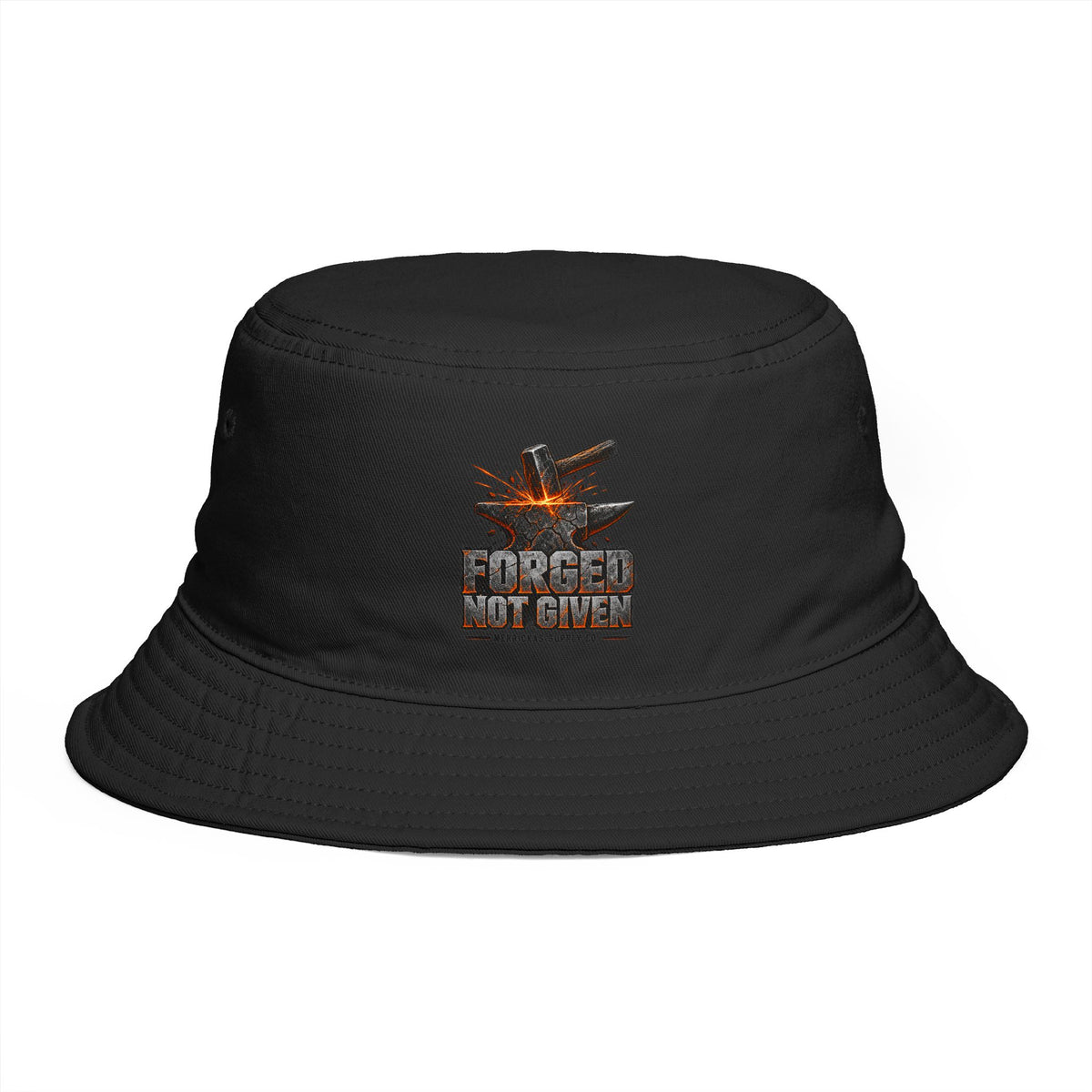 Forged Not Given Bucket Hat