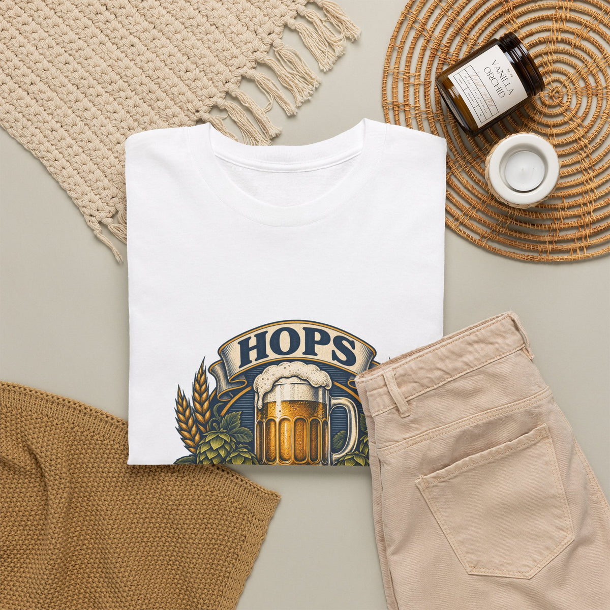 Hops Hope And Happy Hour Classic Tee