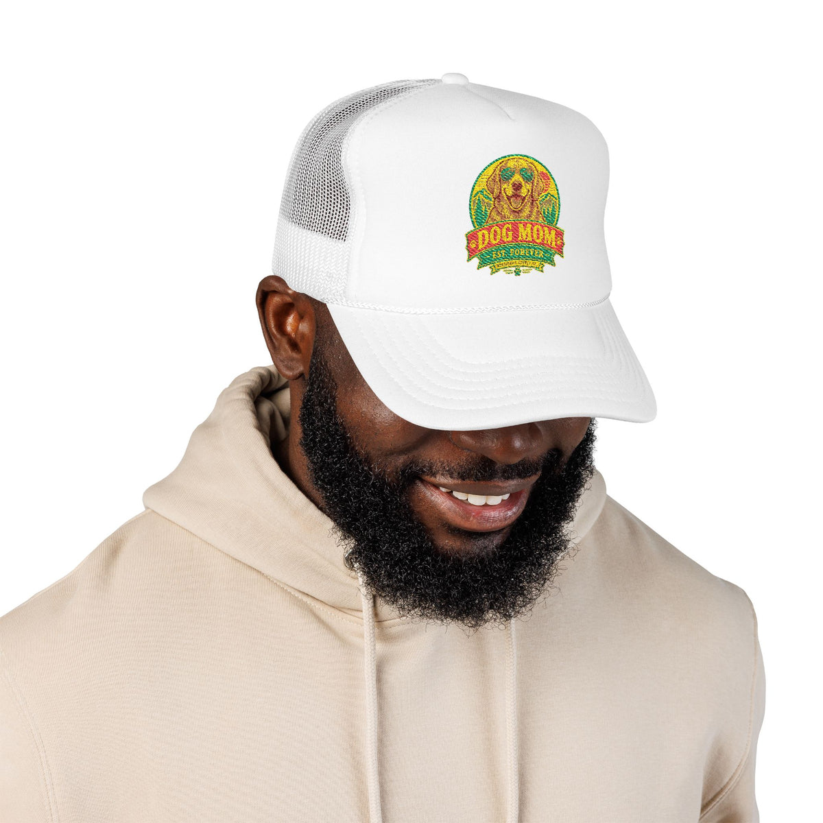 Dog Mom Est. Forever Foam Trucker Hat