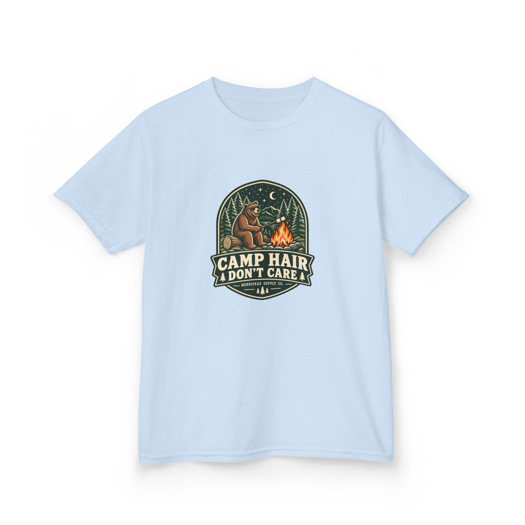 Camp Hair Don't Care Kids Tee