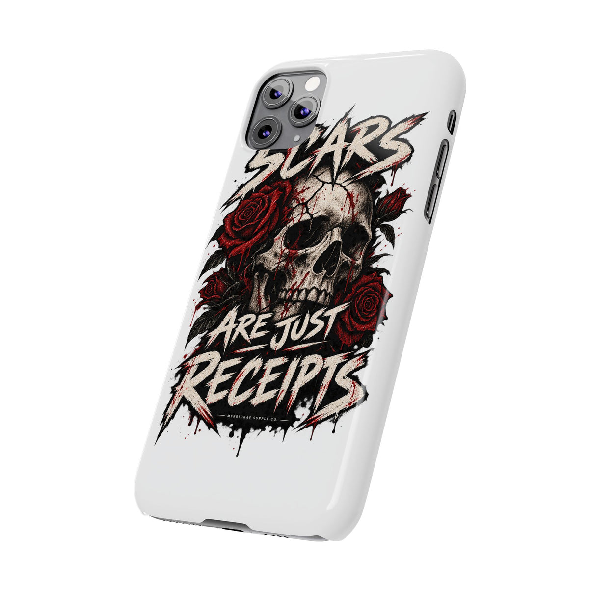 Scars Are Just Receipts Phone Case