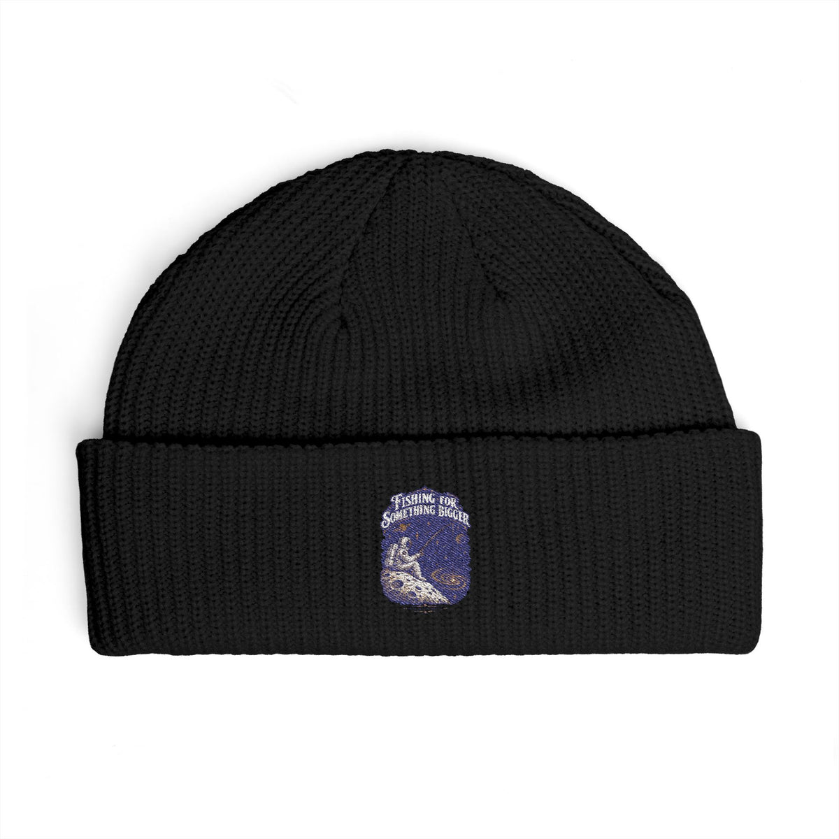Fishing For Something Bigger Cuff Beanie