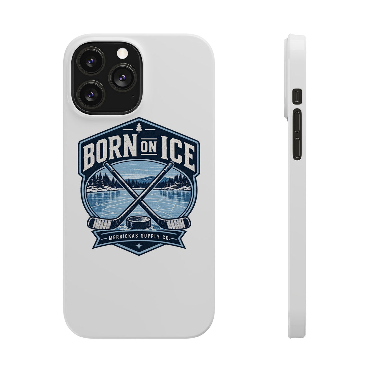 Born On Ice Phone Case