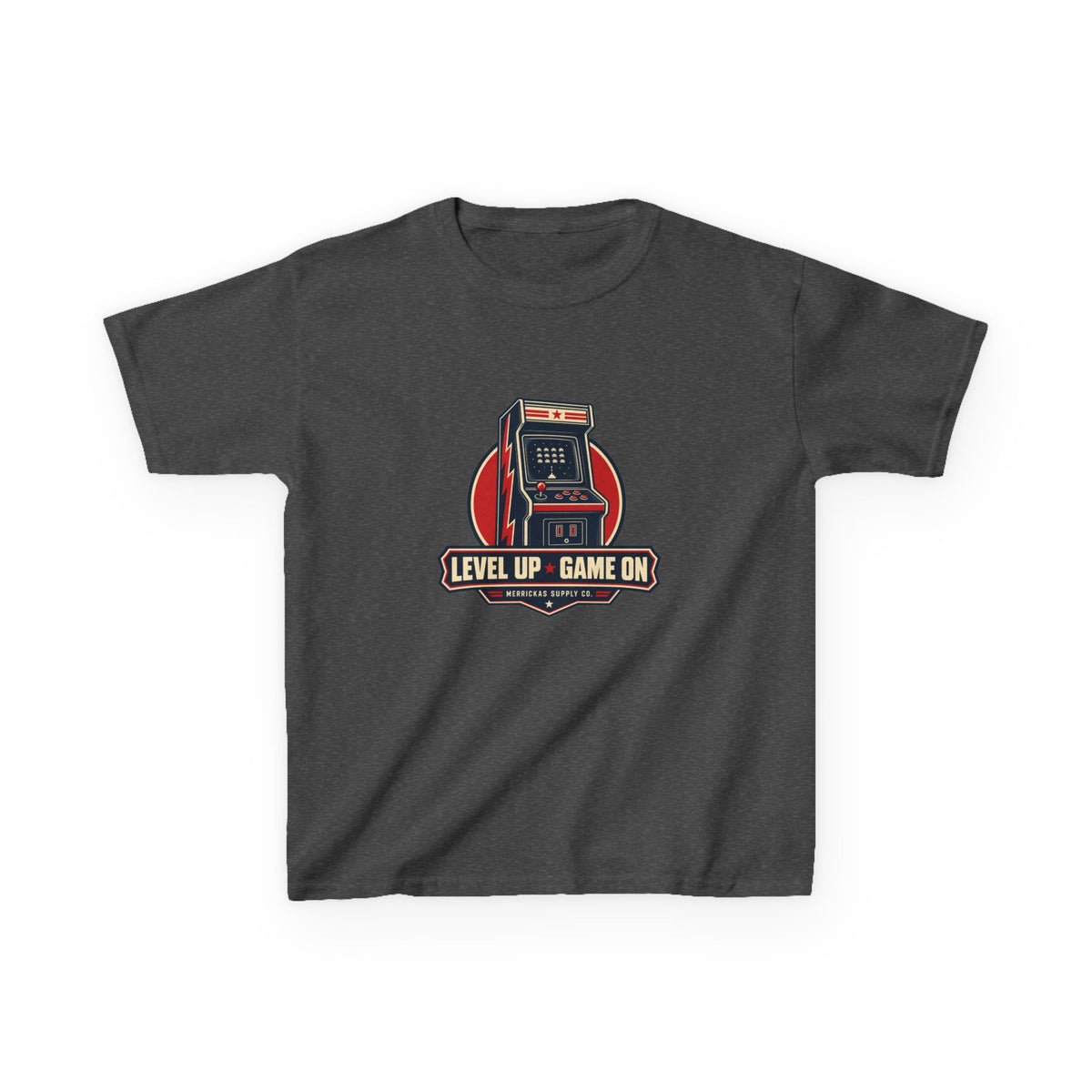 Level Up Game On Kids Tee
