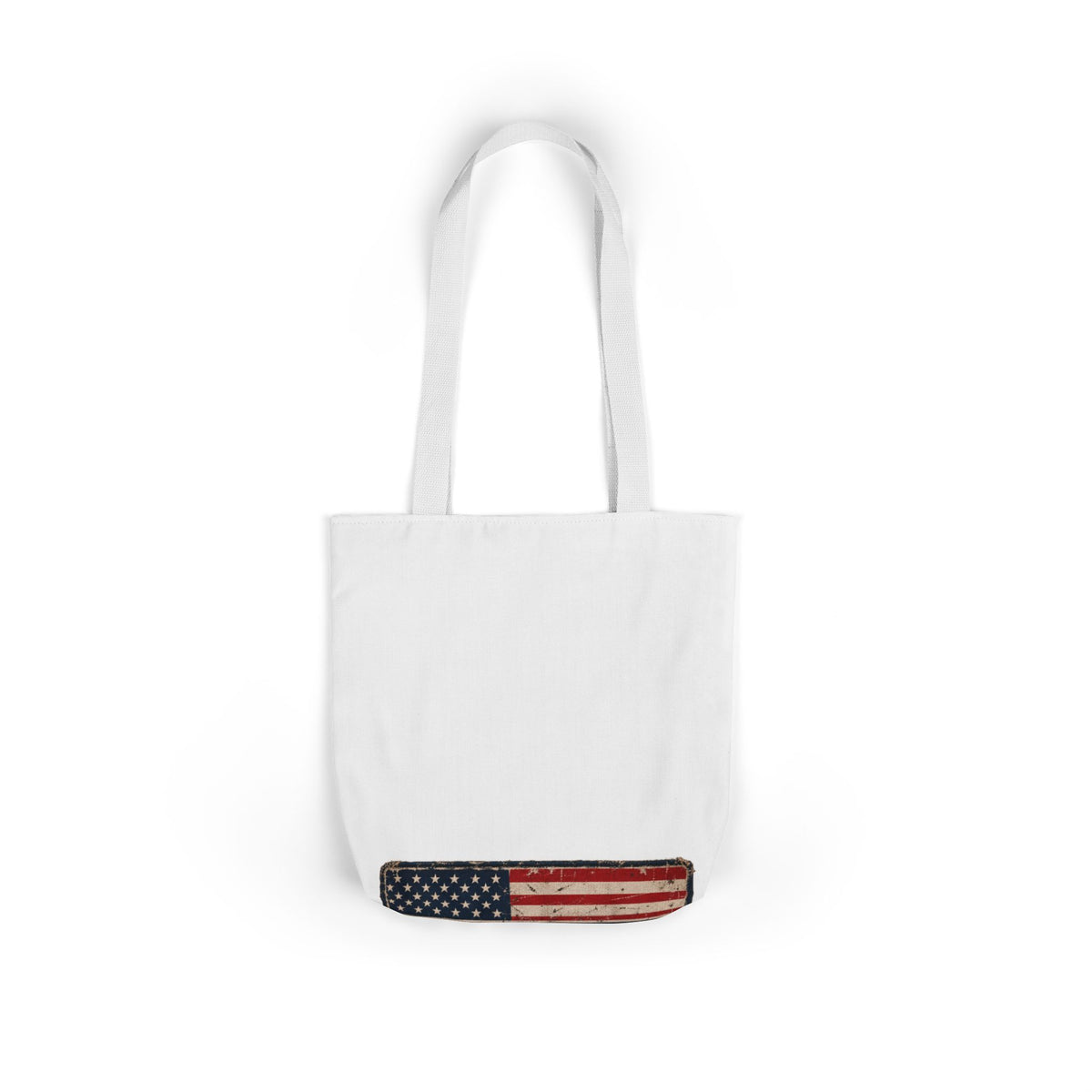 Merrickas American Flag Patch Canvas Wall Art